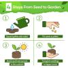 image50pcs Seed Starter Peat Pellets for Gardening  36mm Seed Starter Pods  Peat Pellets for Seedlings Flower Seeds and Herb Garden Cuttings  Seed Starter Soil Seed Pods by Home Grown