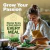 imageHOME GROWN    8 Herb Seeds Garden Kit Complete Indoor Planter Gift with Basil Cilantro Mint ampamp More Unique Kitchen Growing Set for Women Men Birthday Housewarming PresentOriginal