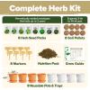 imageHOME GROWN    8 Herb Seeds Garden Kit Complete Indoor Planter Gift with Basil Cilantro Mint ampamp More Unique Kitchen Growing Set for Women Men Birthday Housewarming PresentOriginal