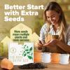 imageHOME GROWN    8 Herb Seeds Garden Kit Complete Indoor Planter Gift with Basil Cilantro Mint ampamp More Unique Kitchen Growing Set for Women Men Birthday Housewarming PresentOriginal