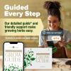 imageHOME GROWN    8 Herb Seeds Garden Kit Complete Indoor Planter Gift with Basil Cilantro Mint ampamp More Unique Kitchen Growing Set for Women Men Birthday Housewarming PresentOriginal