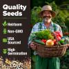 imageHOME GROWN   25 Heirloom Vegetable Seeds Kit  14200 NONGMO Seeds for Planting Vegetables Survival Garden Seed Vault Tomatoes Carrots Beans Kale Peppers Indoor Outdoor Garden20Pack