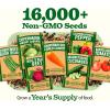 imageHOME GROWN   25 Heirloom Vegetable Seeds Kit  14200 NONGMO Seeds for Planting Vegetables Survival Garden Seed Vault Tomatoes Carrots Beans Kale Peppers Indoor Outdoor Garden32Pack