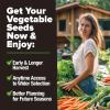 imageHOME GROWN   25 Heirloom Vegetable Seeds Kit  14200 NONGMO Seeds for Planting Vegetables Survival Garden Seed Vault Tomatoes Carrots Beans Kale Peppers Indoor Outdoor Garden25Pack