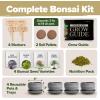 imageHOME GROWN  Bonsai Tree Kit  6 Heirloom Varieties with Unique Pots  DIY Bonsai Starter Kit for Adults ampamp Beginners  Christmas Gift for Men Women Gardeners Plant Lovers  Indoor Growing KitDeluxe Kit