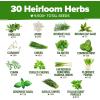 imageHOME GROWN 10 Herb Seeds for Planting 3000 NonGMO Heirloom Seeds  Extra Large Variety Pack Herb Kit  Indoor Outdoor ampamp Hydroponic  Culinary Seed Set  Grow Your Own Herbs  Gift for Beginners30Pack