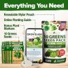 imageHOME GROWN 10 Herb Seeds for Planting 3000 NonGMO Heirloom Seeds  Extra Large Variety Pack Herb Kit  Indoor Outdoor ampamp Hydroponic  Culinary Seed Set  Grow Your Own Herbs  Gift for Beginners10Pack Greens
