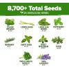 imageHOME GROWN 10 Herb Seeds for Planting 3000 NonGMO Heirloom Seeds  Extra Large Variety Pack Herb Kit  Indoor Outdoor ampamp Hydroponic  Culinary Seed Set  Grow Your Own Herbs  Gift for Beginners25Pack