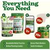 imageHOME GROWN 10 Herb Seeds for Planting 3000 NonGMO Heirloom Seeds  Extra Large Variety Pack Herb Kit  Indoor Outdoor ampamp Hydroponic  Culinary Seed Set  Grow Your Own Herbs  Gift for Beginners70Pack