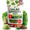 imageHOME GROWN Broccoli Seeds 8 oz  for Sprouting or Microgreens   High Germination Sprout Seeds Nutritious Micro Greens  Broccoli Sprouts in 5 days  Sulforaphane Rich16 oz
