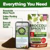 imageHOME GROWN Broccoli Seeds 8 oz  for Sprouting or Microgreens   High Germination Sprout Seeds Nutritious Micro Greens  Broccoli Sprouts in 5 days  Sulforaphane Rich8 oz