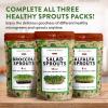 imageHOME GROWN Broccoli Seeds 8 oz  for Sprouting or Microgreens   High Germination Sprout Seeds Nutritious Micro Greens  Broccoli Sprouts in 5 days  Sulforaphane Rich16 oz