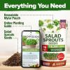 imageHOME GROWN Broccoli Seeds 8 oz  for Sprouting or Microgreens   High Germination Sprout Seeds Nutritious Micro Greens  Broccoli Sprouts in 5 days  Sulforaphane Rich16 oz