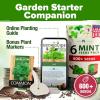 imageHOME GROWN Medicinal Herb Seeds Vault  2000 Seeds 6   Heirloom Varieties for Indoor ampamp Outdoor Garden  Lavender ChamomileMintLemon BalmPeppermintEchinacea Garden MarkersMint Herb 6Pack