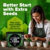 imageHOME GROWN Succulent ampamp Cactus Seed Kit for Planting  Enthusiasts Favorites Premium Cactus ampamp Succulent Starter Kit 4 Planters Drip Trays Markers Seeds Mix Soil  DIY Gift KitsHerb Garden Kit
