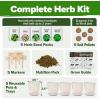 imageHOME GROWN Succulent ampamp Cactus Seed Kit for Planting  Enthusiasts Favorites Premium Cactus ampamp Succulent Starter Kit 4 Planters Drip Trays Markers Seeds Mix Soil  DIY Gift KitsHerb Garden Kit