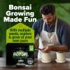 imageHOME GROWN Succulent ampamp Cactus Seed Kit for Planting  Enthusiasts Favorites Premium Cactus ampamp Succulent Starter Kit 4 Planters Drip Trays Markers Seeds Mix Soil  DIY Gift KitsBonsai Garden Kit