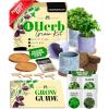 imageHOME GROWN    8 Herb Seeds Garden Kit Complete Indoor Planter Gift with Basil Cilantro Mint ampamp More Unique Kitchen Growing Set for Women Men Birthday Housewarming PresentCeramic