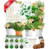 imageHOME GROWN    8 Herb Seeds Garden Kit Complete Indoor Planter Gift with Basil Cilantro Mint ampamp More Unique Kitchen Growing Set for Women Men Birthday Housewarming PresentOriginal