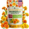 imageHOME GROWN Crackerjack Marigold Seeds  4 oz  35000 Flower Seeds Planting Outdoor  Large Bulk Pack    High Germination Wildflower Seed  Companion Planting35 000 Seeds