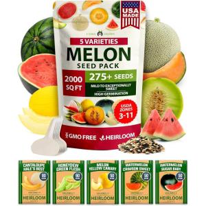 imageHOME GROWN   25 Heirloom Vegetable Seeds Kit  14200 NONGMO Seeds for Planting Vegetables Survival Garden Seed Vault Tomatoes Carrots Beans Kale Peppers Indoor Outdoor Garden5Pack