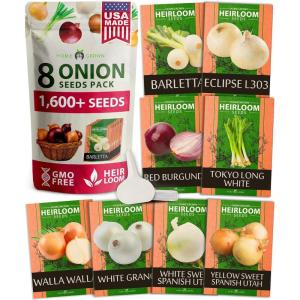 imageHOME GROWN   25 Heirloom Vegetable Seeds Kit  14200 NONGMO Seeds for Planting Vegetables Survival Garden Seed Vault Tomatoes Carrots Beans Kale Peppers Indoor Outdoor Garden8Pack