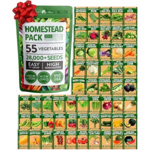 imageHOME GROWN 10 Herb Seeds for Planting 3000 NonGMO Heirloom Seeds  Extra Large Variety Pack Herb Kit  Indoor Outdoor ampamp Hydroponic  Culinary Seed Set  Grow Your Own Herbs  Gift for Beginners55Pack