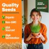 imageHOME GROWN Organic Cat Grass Seeds Pack 8oz  7200   Heirloom Oat ampamp Barley Grass Seeds for Indoor Cats  High Germination Hairball Relief Pet Grass Ready in 7Days4 Fl Oz Pack of 1