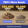 imageHOME GROWN Wildflower Seeds 3oz 89000 Flower Seed Mix  No Filler  19 Varieties USASourced Bulk Wild Flowers Seeds for Planting Butterfly ampamp Pollinator Perennial and Annual Wild Flower MixHummingbird Mix 3oz