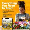 imageHOME GROWN Wildflower Seeds 3oz 89000 Flower Seed Mix  No Filler  19 Varieties USASourced Bulk Wild Flowers Seeds for Planting Butterfly ampamp Pollinator Perennial and Annual Wild Flower Mix2 oz Honeybee