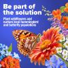 imageHOME GROWN Wildflower Seeds 3oz 89000 Flower Seed Mix  No Filler  19 Varieties USASourced Bulk Wild Flowers Seeds for Planting Butterfly ampamp Pollinator Perennial and Annual Wild Flower MixHummingbird Mix 3oz