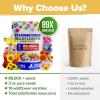imageHOME GROWN Wildflower Seeds 3oz 89000 Flower Seed Mix  No Filler  19 Varieties USASourced Bulk Wild Flowers Seeds for Planting Butterfly ampamp Pollinator Perennial and Annual Wild Flower Mix3 oz Honeybee