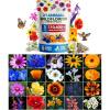 imageHOME GROWN   Wildflower Seeds Mix  49100 2oz Bulk Mix 21 Varieties Wild Flower  Bee and Butterfly Garden Pack  Native Annual Flowers for Planting for Your Garden21 Varieties Annual 3 oz