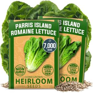imageHOME GROWN San Marzano Tomato Seeds  132 Heirloom   Seeds  High Germination Tomatoes for Indoor ampamp Outdoor Growing  Classic Paste Variety for Gardeners ampamp Home UseRomaine Lettuce 2Pack