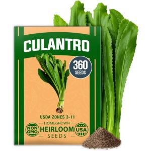 imageHOME GROWN Non GMO Genovese Basil Seeds Pack 1750 High Germination Heirloom Seeds Ocimum basilicum Herb Seeds for Planting Indoor amp Outdoor Gardening for Culinary UseCulantro