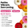 image:imageHOME GROWN Cosmos Bright Lights Mix Seeds  400 Cosmos Sulphureus for Planting Spring 2026 Refined Wildflower Herb Seed Mix Easy Grow Outdoor Flower Seeds for GardensZinnia Thumbelina 2pack