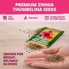 image:imageHOME GROWN Cosmos Bright Lights Mix Seeds  400 Cosmos Sulphureus for Planting Spring 2026 Refined Wildflower Herb Seed Mix Easy Grow Outdoor Flower Seeds for GardensZinnia Thumbelina 2pack
