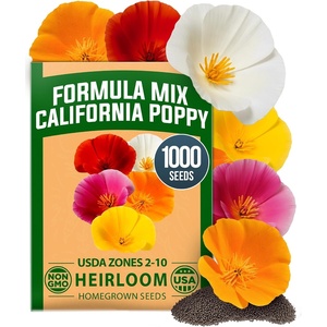 image:imageHOME GROWN California Poppy Seeds for Planting  Formula Mix 1000 Seeds 13g Eschscholzia californica California Wildflower Seeds for Pollinator amp Cottage Gardens