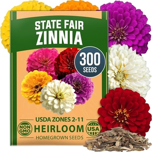 image:imageHOME GROWN State Fair Zinnia Seeds for Planting 300 Seeds Zinnia elegans