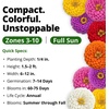 image:imageHOME GROWN Lilliput Dwarf Zinnia Seeds 1200 Seeds Zinnia elegans  1200 Seeds 600 Each 2 Pack  Zones 310  Pollinator Friendly  NonGMO Heirloom  Annual