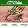 image:imageHOME GROWN Summer Carnival Giant Hollyhock Seeds 2000 Seeds Alcea rosea  2000 Seeds 1000 Each 2 Pack  Zones 39  Pollinator Friendly  NonGMO Heirloom  BiennialShortLived Perennial